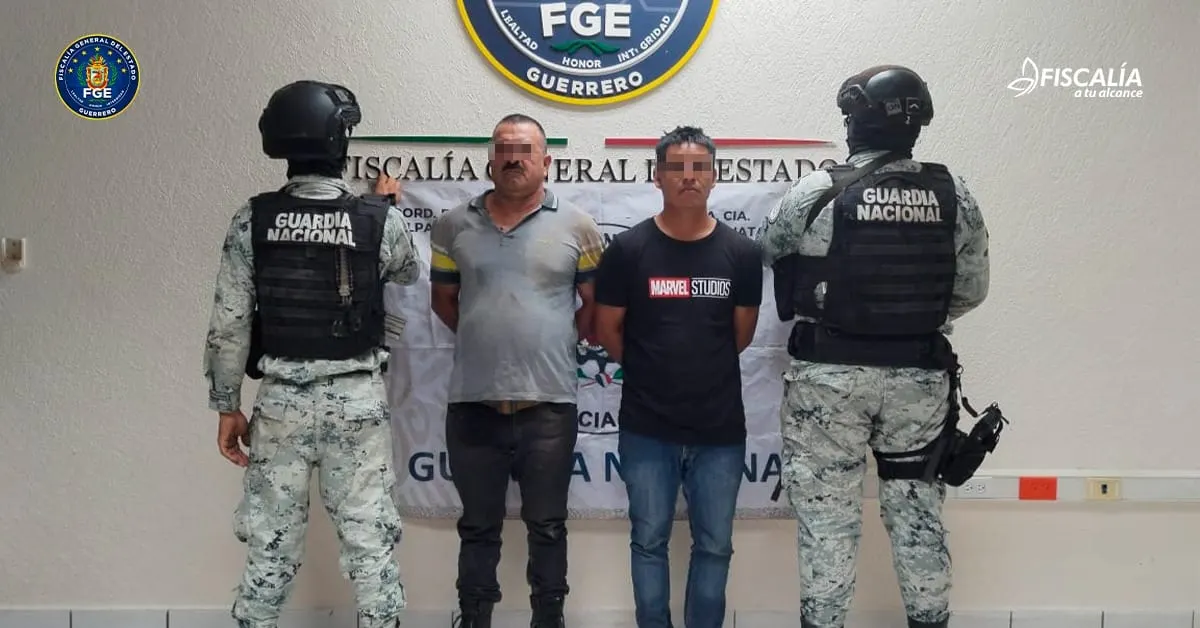 Detención de dos hombres en Petatlán provoca bloqueos y enfrentamiento con la Guardia Nacional