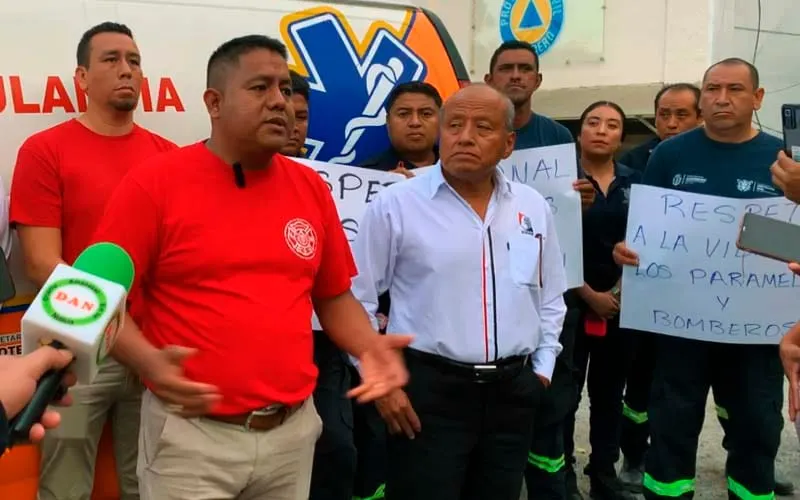 Denuncian agresión a parámedico de PC Guerrero en Iguala