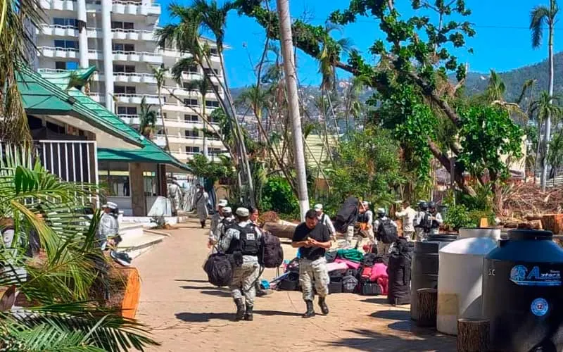 Se retira la Guardia Nacional del Centro Cultural de Acapulco