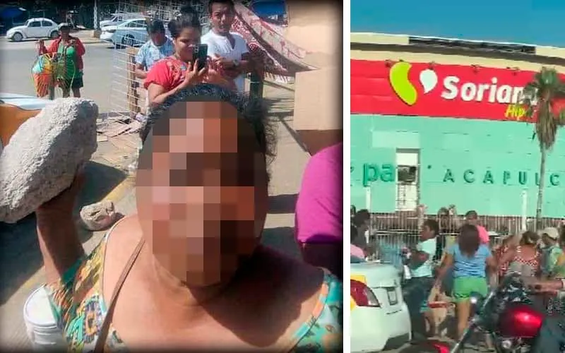 Vídeos muestran la ‘locura’ durante entrega de despensas en Acapulco