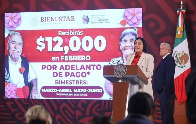 Este es el calendario del pago adelantado en febrero por Pensión Bienestar
