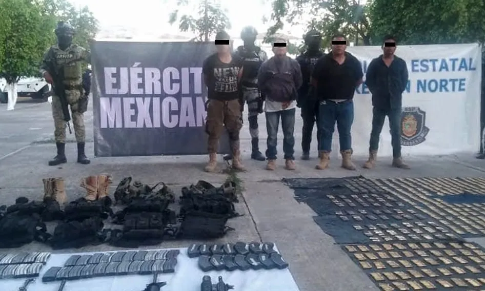 Caen cuatro hombres fuertemente armados en Cocula, Guerrero