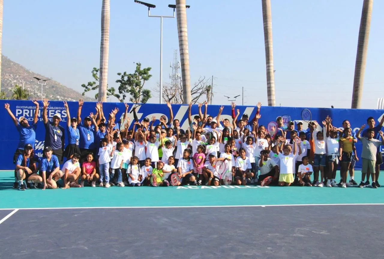 Familias de Acapulco disfrutan del «Family Day» en el Abierto Mexicano de Tenis
