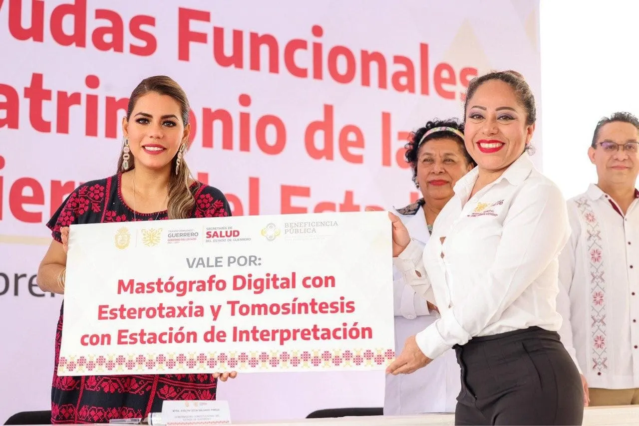 Entrega Evelyn mastógrafos para hospitales en Iguala, Taxco, Tlapa y Acapulco