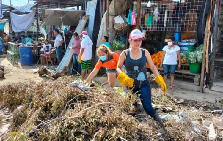 Logró Yoloczin Domínguez retiro de 13 mil de basura en Acapulco