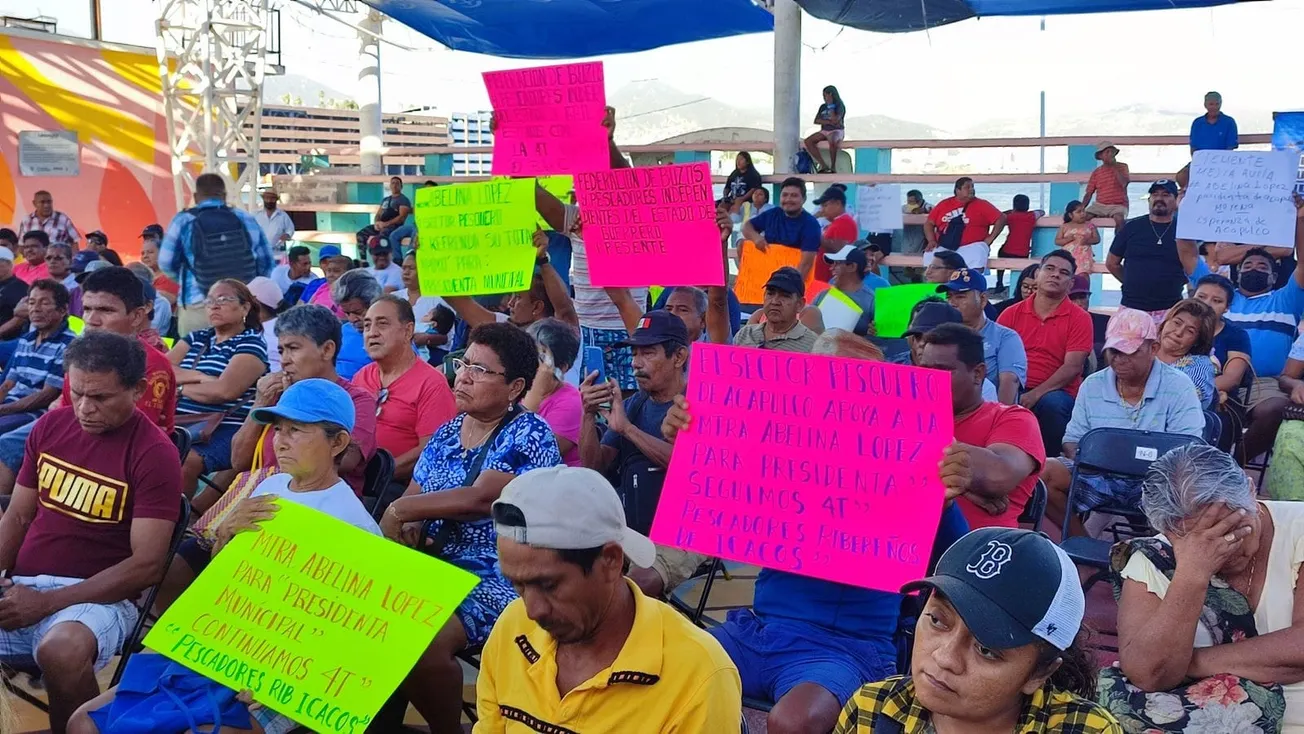 Buzos y pescadores respaldan la aspiración de reelección de Abelina López
