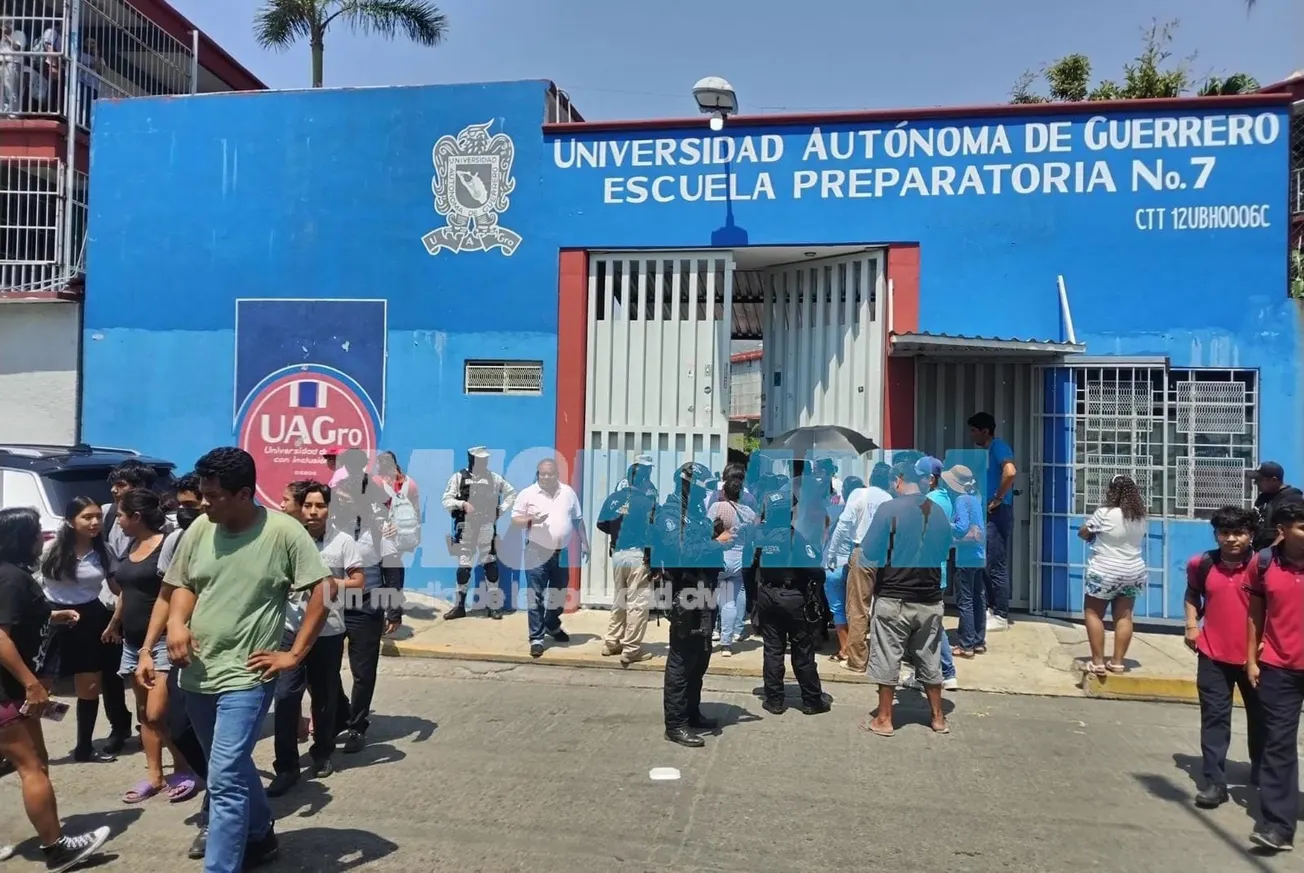 Hombres armados golpean a estudiante de la prepa 7 de la UAGro en Acapulco