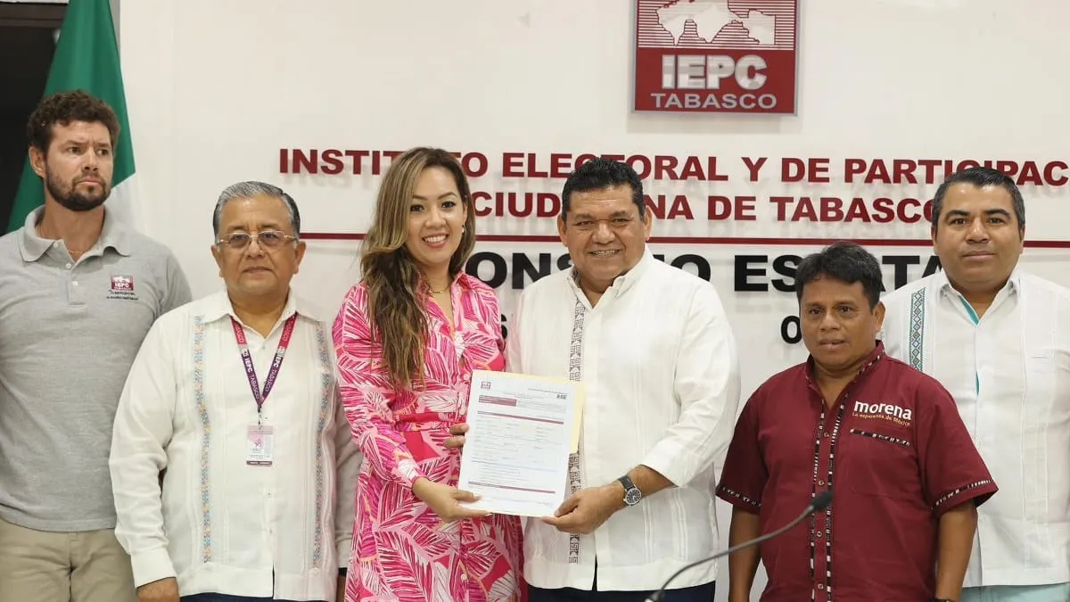 Con discurso ‘prestado’ de AMLO, Javier May se registra ante el IEPC en Tabasco; ‘somos mayoría’, afirma
