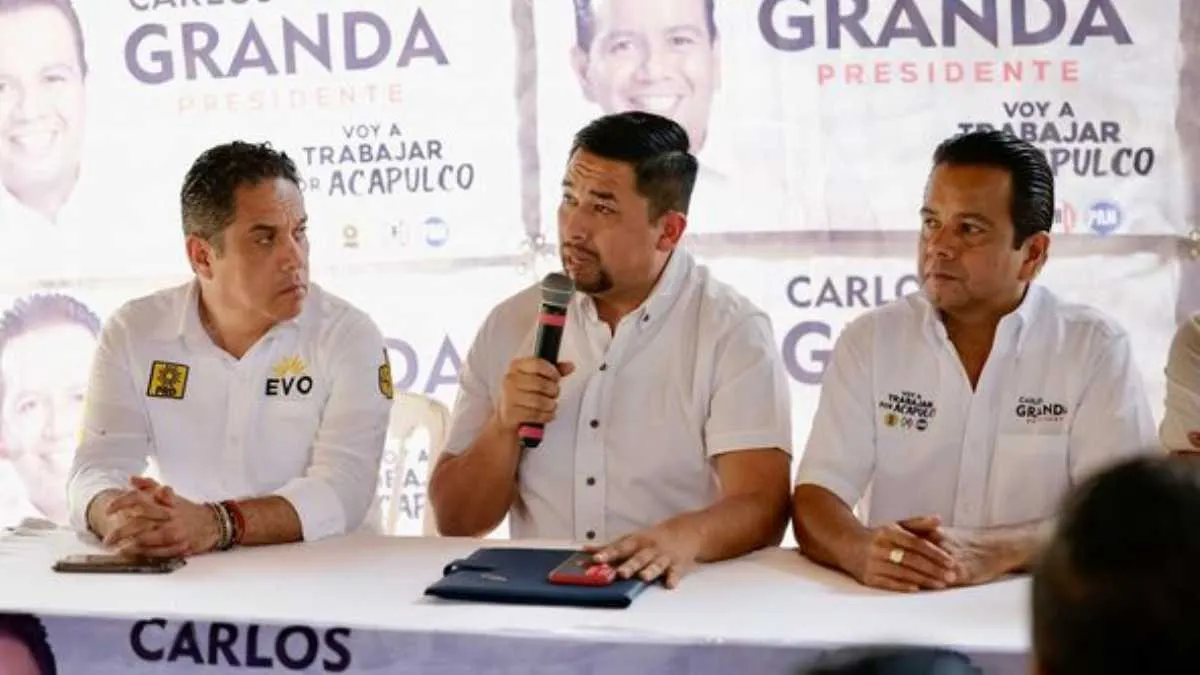 Apoya Gandhi Cabañas a Carlos Granda para la alcaldía de Acapulco