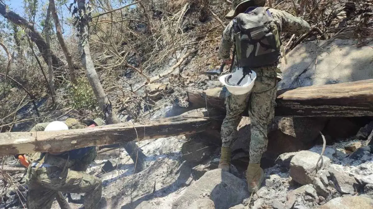 Controlan al 100% el incendio en El Veladero de Acapulco