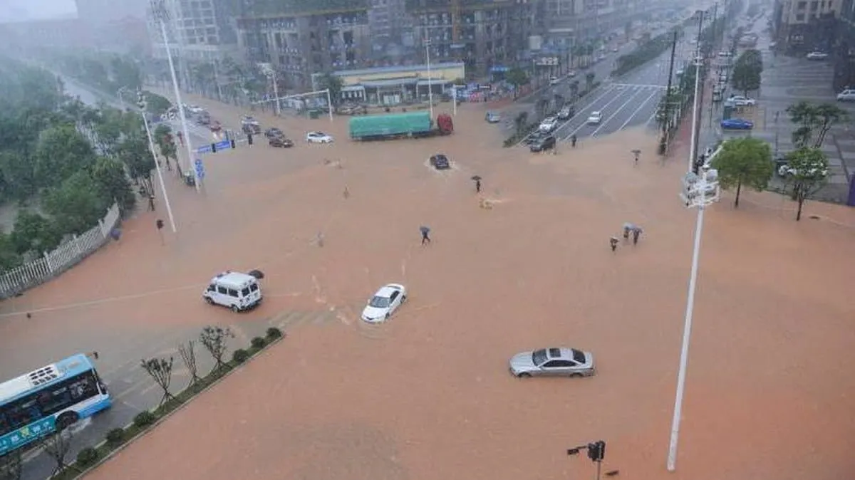 LLuvias intensas en China causan estragos; reportan 4 muertes