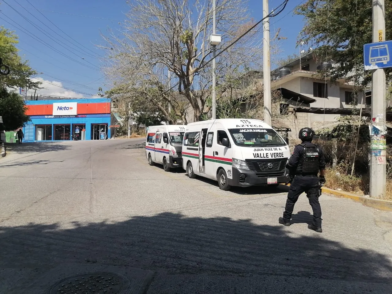 Refuerzan la vigilancia policíaca en Chilpancingo, tras quema de urvans