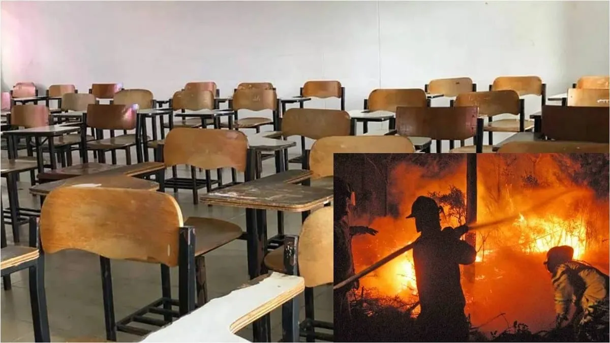 Acapulco y Chilpancingo suspenden clases este día por incendios forestales