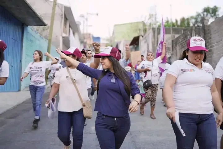 Pide Yoloczin Domínguez voto masivo para Morena el próximo 2 de junio