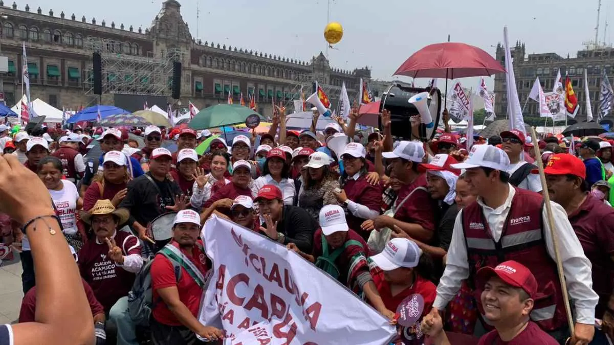 Acompañan 7 mil acapulqueños a Abelina López a cierre de campaña de Sheinbaum en CDMX