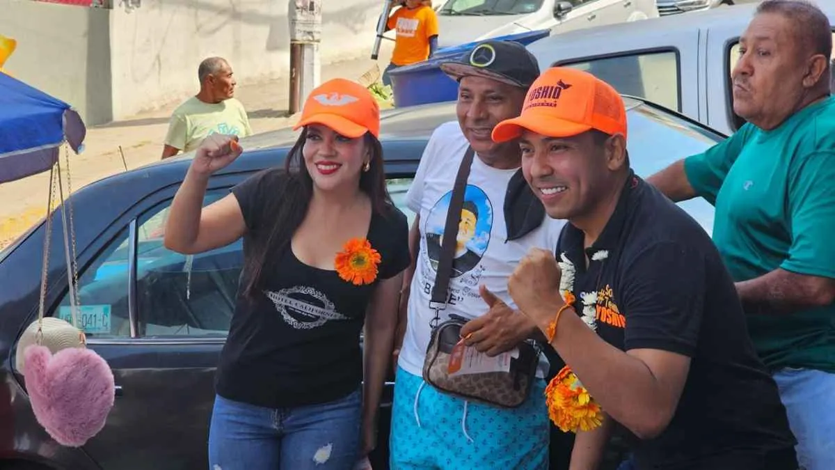 Recorren candidatos de MC la zona poniente de Acapulco; expresan vecinos apoyo a Mario Moreno
