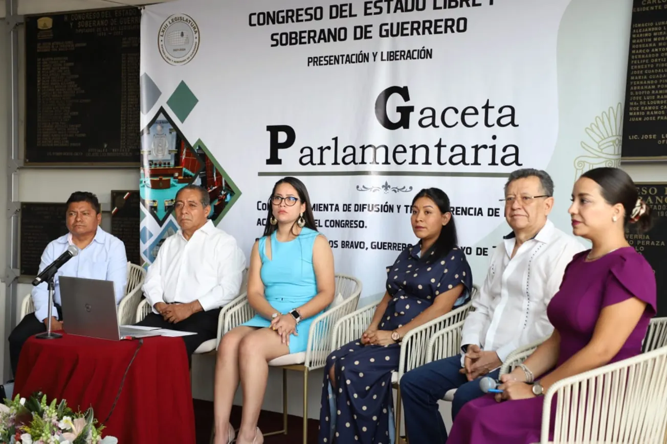Presenta la Jucopo la gaceta parlamentaria del Congreso de Guerrero