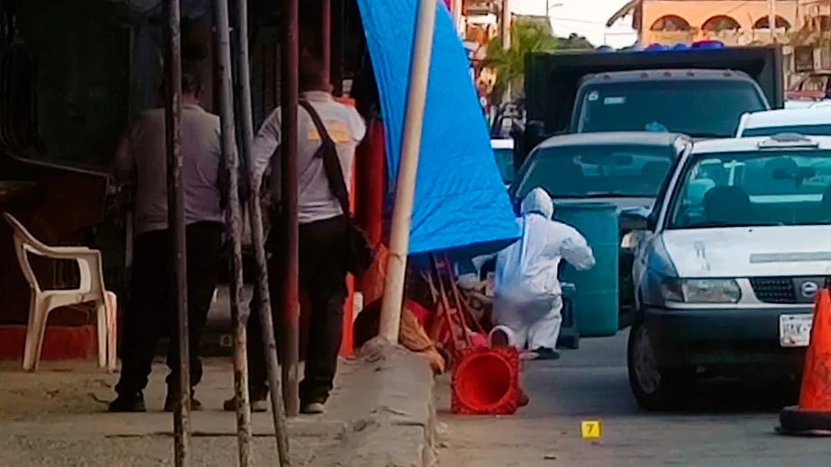 Asesinan a 5 en un mercado de Acapulco, a metros de la Costera