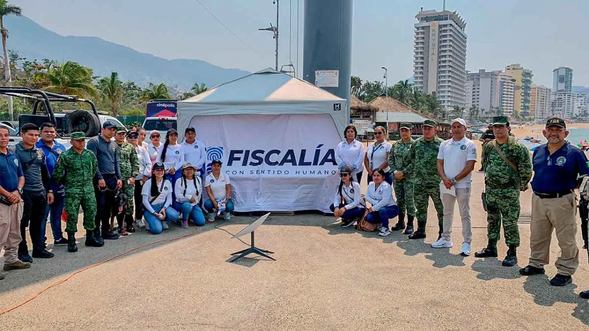 Fiscalía de Guerrero despliega brigada de proximidad social en Acapulco