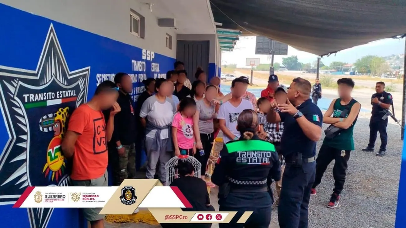 Rescatan a 21 migrantes de cuatro países, víctimas de tráfico de personas en Chilpancingo