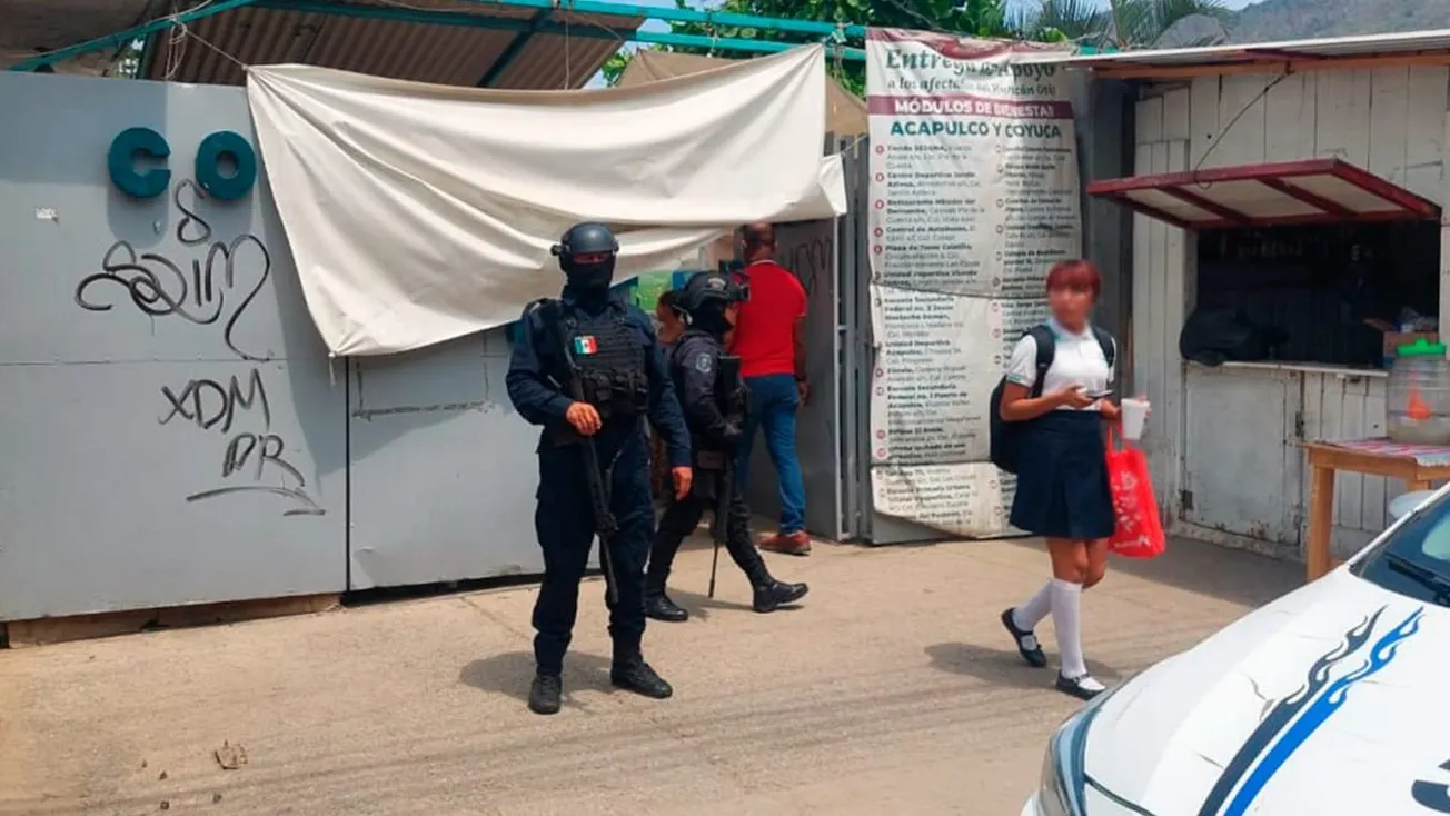 Refuerzan la seguridad en planteles educativos de Acapulco