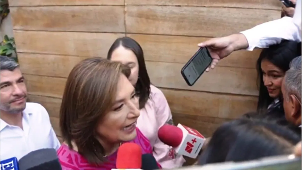 Xóchitl Gálvez llama a la gente a votar; «hay una gran participación», afirma