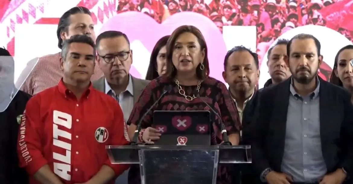 Xóchitl Gálvez reconoce el triunfo de Claudia Sheinbaum