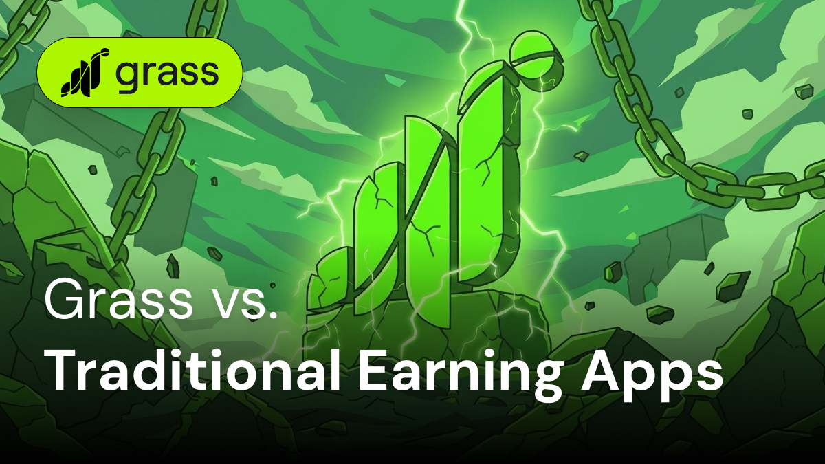 Grass vs. Traditional Online Earning Apps: Why It's Different