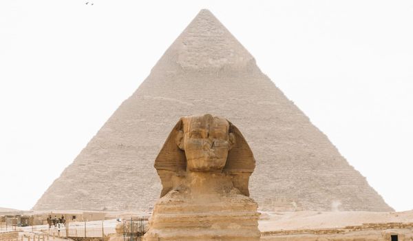 When was the Sphinx built? Why is it a Lion?