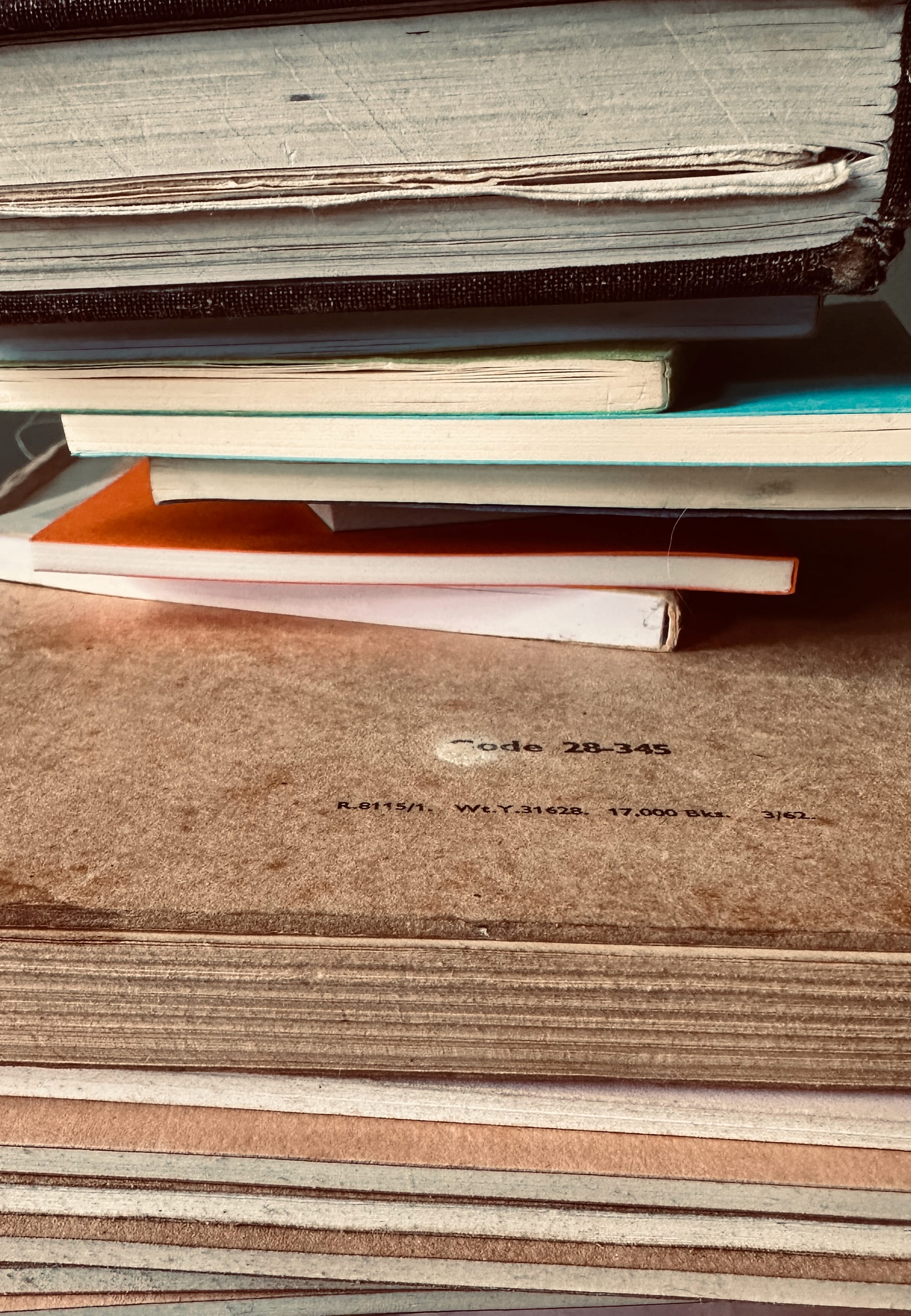 pile of notebooks