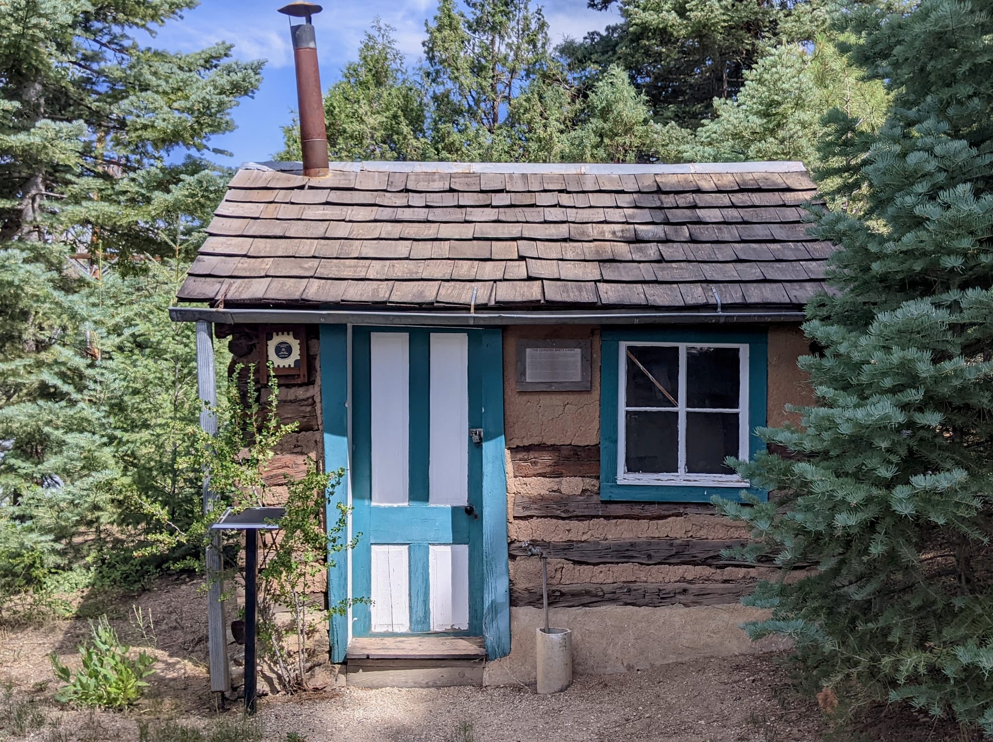 Brett's cabin, Kiowa Ranch, New Mexico
