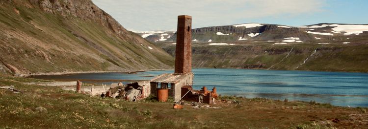 Whaling station, Hesteyri, Hornstrandir, Iceland 