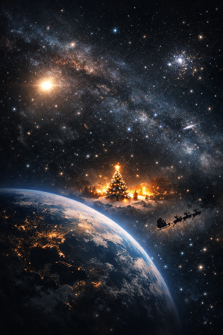 Christmas, Seen from the Universe