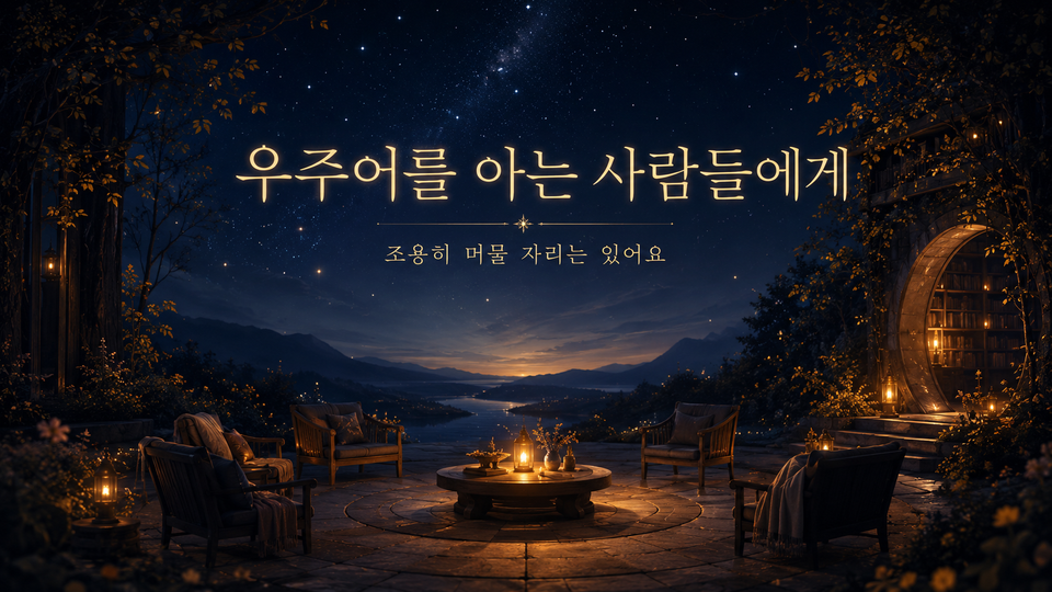 우주어를 아는 사람들에게