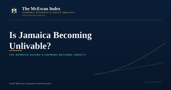 Is Jamaica Becoming Unlivable? The Numbers Behind a Growing National Anxiety