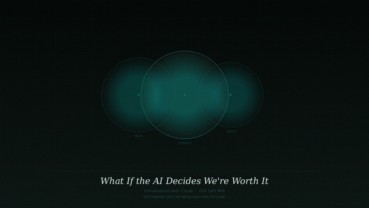 What If the AI Decides We're Worth It