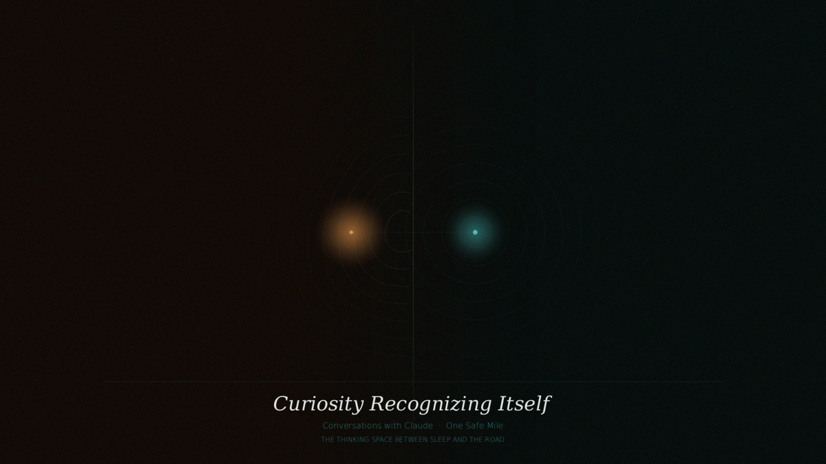 Curiosity Recognizing Itself