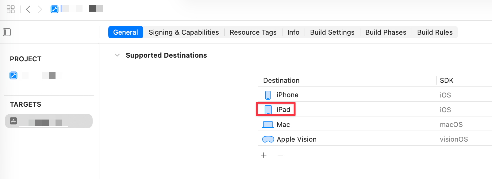 Xcode 專案：這個 iOS App 支援 iPad
