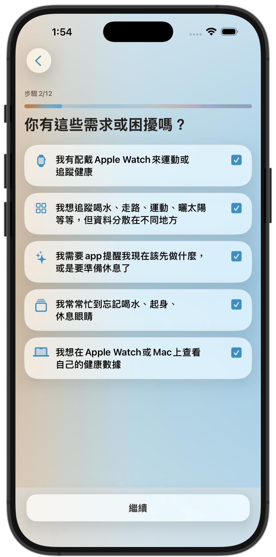 第二步：你有這些需求或困擾嗎？
