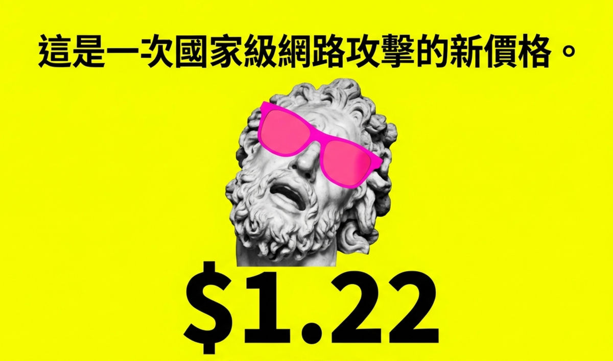 1.22 鎂的毀滅：AI 如何讓網路攻擊變成「白菜價」