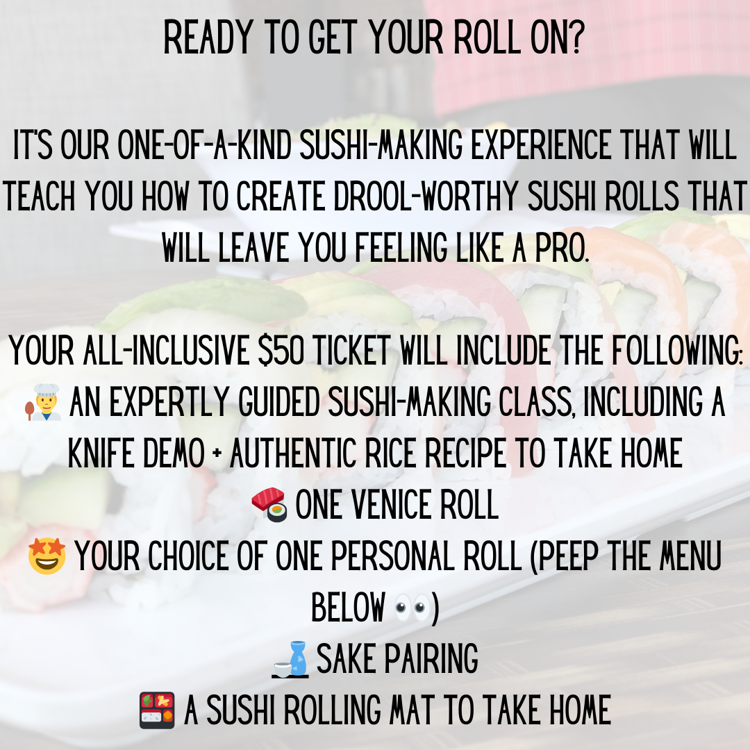 Join the Sushi Rolling Fun at Ruckus Pizza and Sushi in Apex, NC!