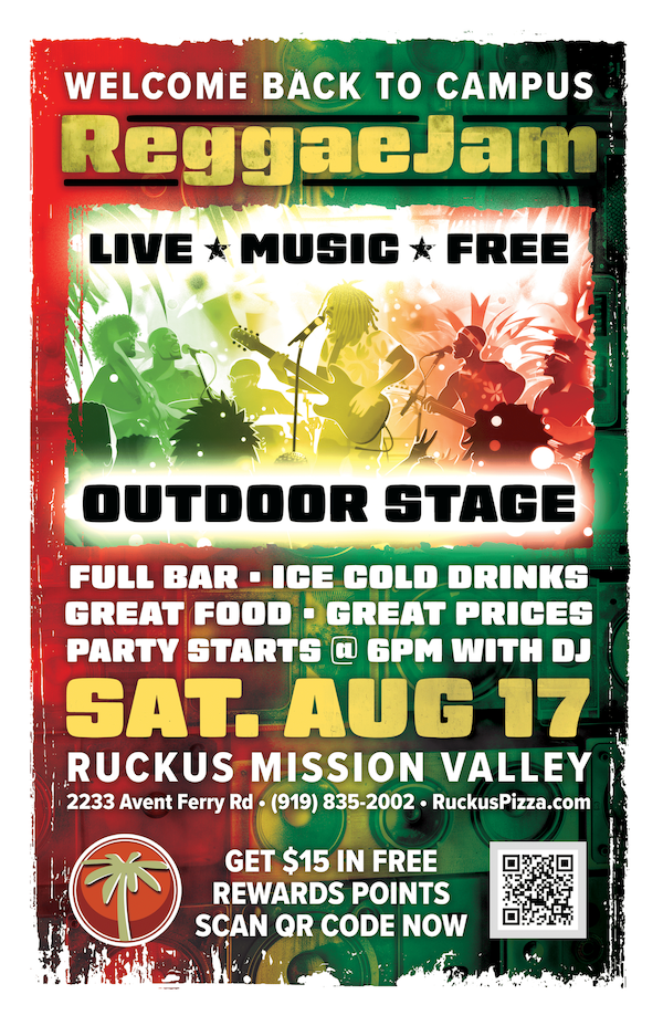 Welcome back to campus Reggae Jam Concert
