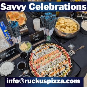 Let Ruckus Sushi take center stage at your gatherings! 🎉
