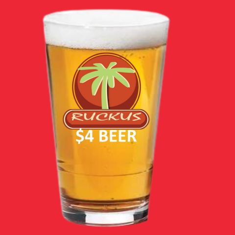 New $4 Light Lager At Ruckus – only $4!
