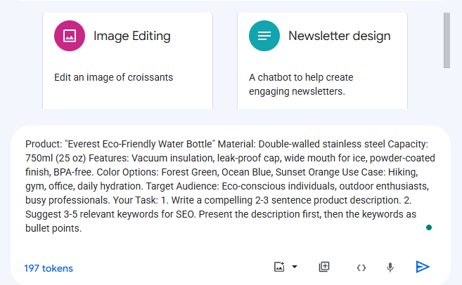 ADD  main prompt  VERTEX AI
