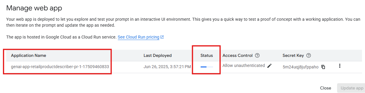 Deploy Cloud RUN APP