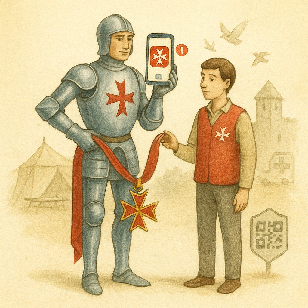 La chevalerie a une appli ! L’Ordre de Malte débarque sur ton écran