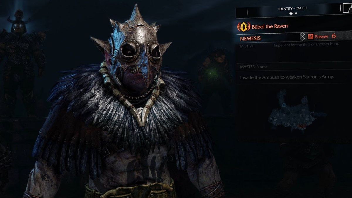 Warner Bros. makes nemeses with Middle-Earth Nemesis system patent