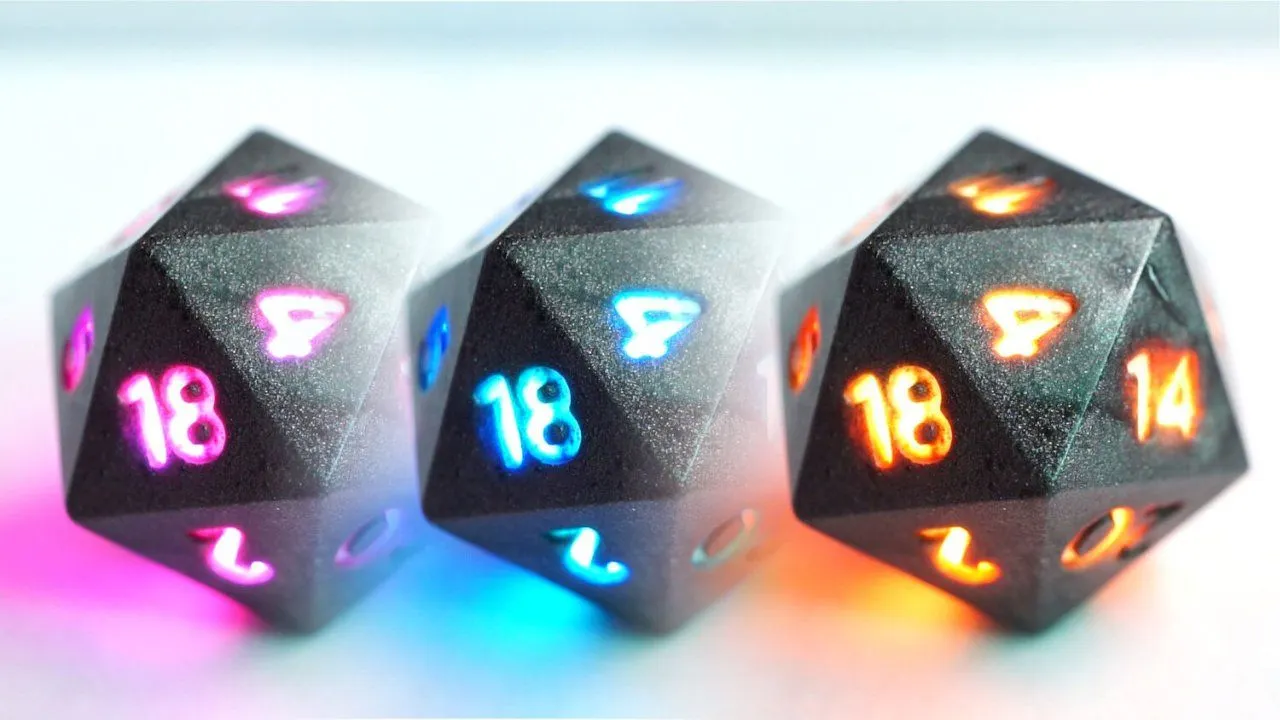 These fancy Bluetooth dice are perfect for your online D&D group