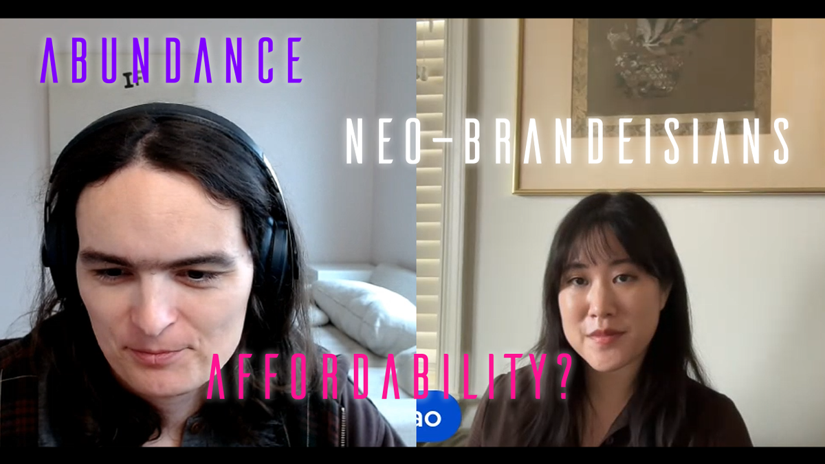 Beyond Abundance? (Neon Liberalism #53, with Becky Chao)